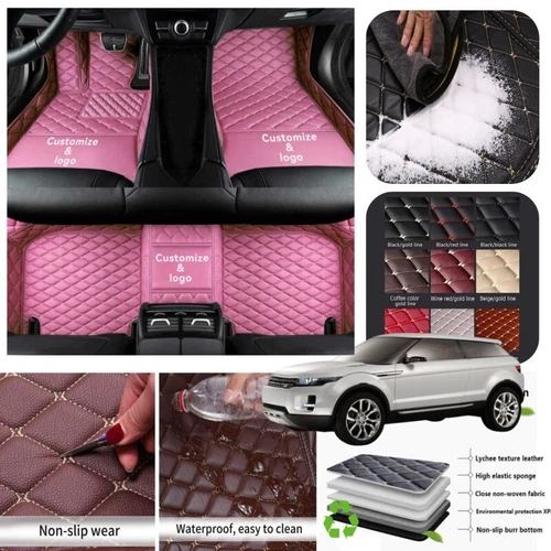 For Land Rover Car Floor Mats All Series Non-slip Liner Carpet Waterproof Custom - Imagen 36 de 43