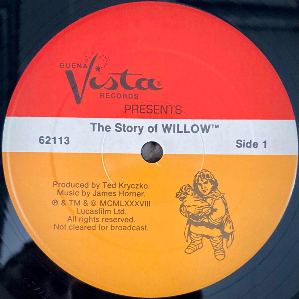 Willow 'Story of' US Vinyl LP First Pressing James Horner Ron Howard 1988 - Image 4 of 4