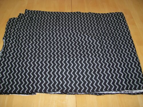 New Joann Fabrics 3 Yards Black Zig Zag Chevron Flannel Material Joann's