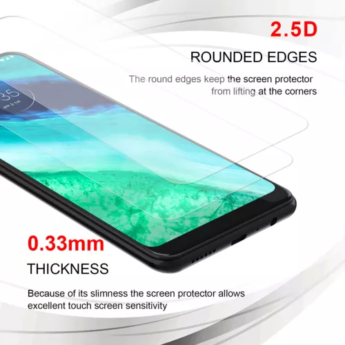 2 Pack For Motorola MOTO G 5G 2024 Premium Tempered Glass Screen Protector - Picture 3 of 7