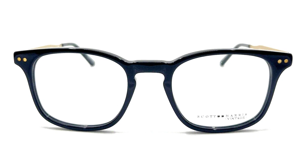 Scott Harris Black Eyeglass Frames for sale | eBay display picture 3