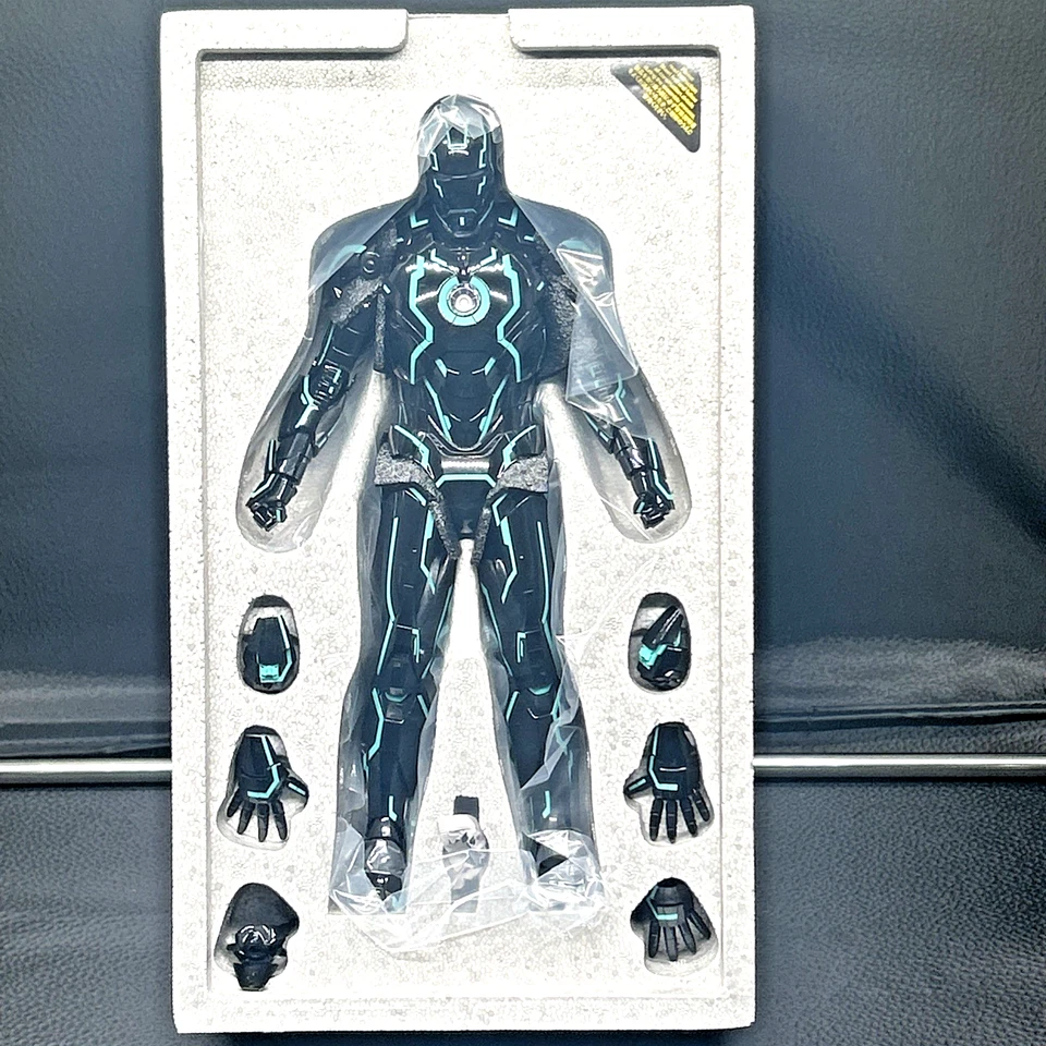 Hot Toys 1/6 Iron Man 2 Neon Tech Diecast - Sideshow Exclusives - Nunca exhibido Foto 2 de 4