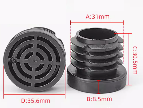 Plastic Blanking End Caps Tube Pipe Plug Chair Leg End Caps Square Round - 第 20/27 張圖片