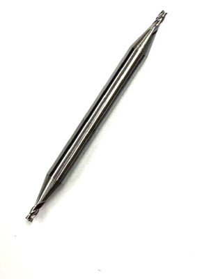 3/64'' 4 FLUTE DOUBLE END STUB CARBIDE END MILL  OSG 424-0469