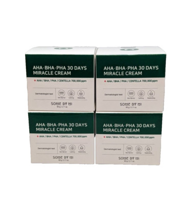 (4) SOME BY MI Aha Bha Pha 30Days Miracle Cream 60g, 4/2025 fast shipping