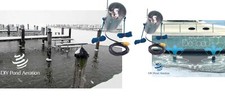 1 HP Boat Dock Pond & Lake De-Icer Slinger 115V 75' CORD 5yr Warranty USA MADE!