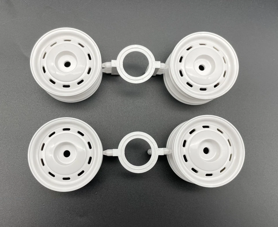 TAMIYA 1:10 M CHASSIS FELGEN WEISS (4 ST) ZU CITROEN CV / VW KÄFER # 9339081 - Bild 2 von 3