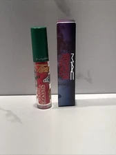 MAC X Stranger Things Lipglass Lip Gloss  Excellent Erica Full Size 0.1oz NIB