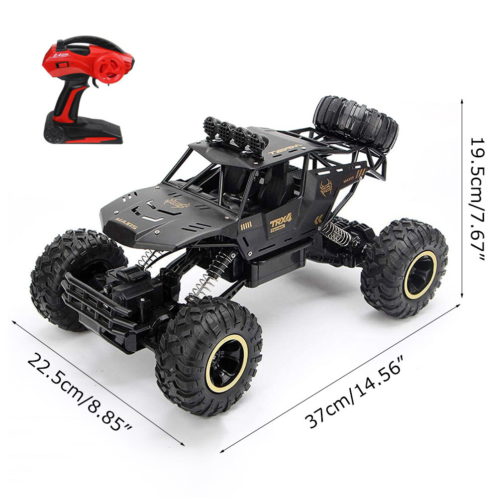 Large Remote Control Cars Big Wheel 2.4GHz RC Monster Truck 4WD Kid Toy