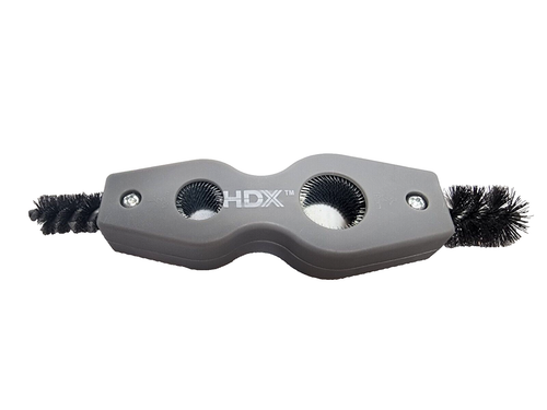 NUOVO Set 2 Spazzole HDX 4-in-1 Raccordo Spazzola Duro Temperato Acciaio Alto Carbonio - Foto 3 di 6