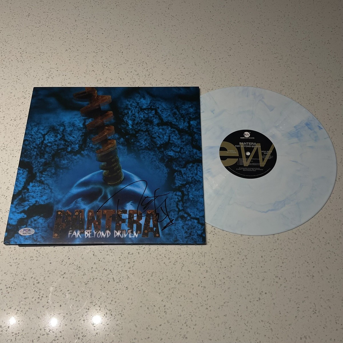 REX BROWN PANTERA SIGNED FAR BEYOND DRIVEN VINYL ALBUM AUTOGRAPH