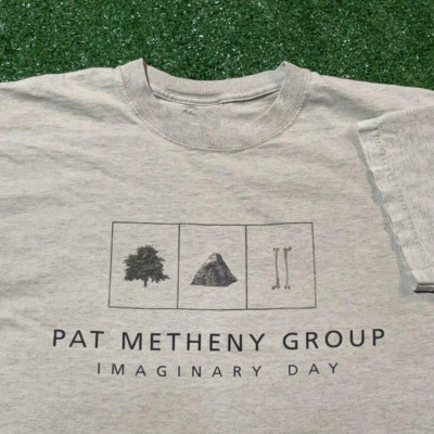 【12/7〜8限定】Pat Metheny Group Tシャツ Pat Metheny Group Imaginary Day Gray T Shirt Full Size S-5XL