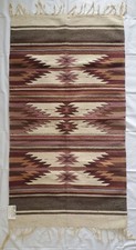 Beautiful Handmade Loom Woven Medicine Man Rug (30"&times;60")