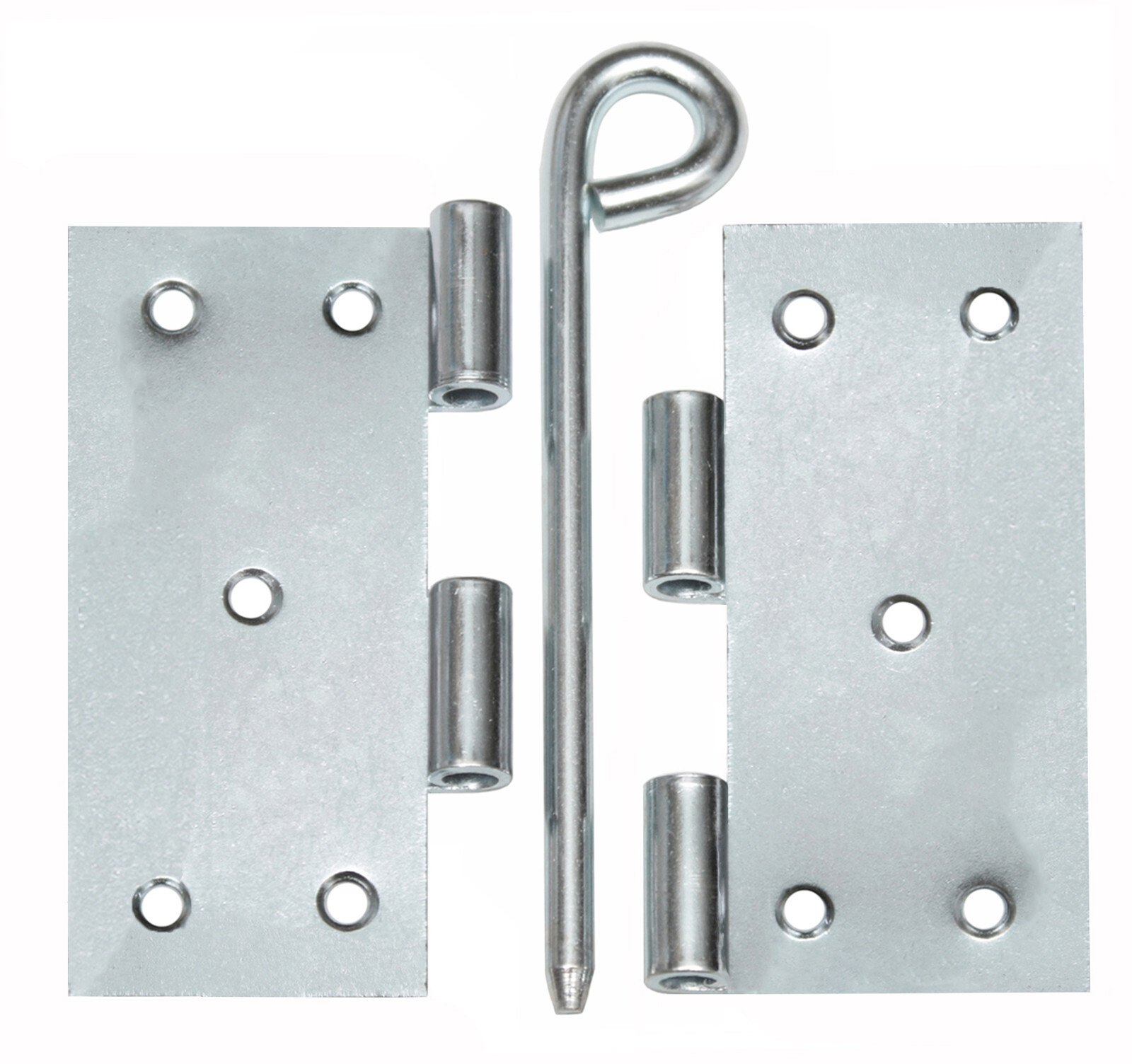 10 Hinge Hinges 100 X 100 X 2 Hinges Door Hinges Loose Pin Silver V.