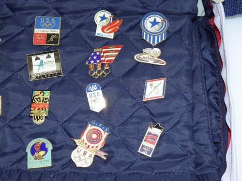 1996 Olympic Bell South Sponsor Pin Bag w/ 86 Pins UPS Izzy Retro Cultural Sport - Picture 10 of 17