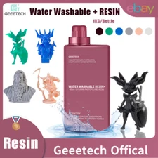1KG Geeetech Water Washable Photopolymer Resin 405nm UV Resin for LCD 3D Printer