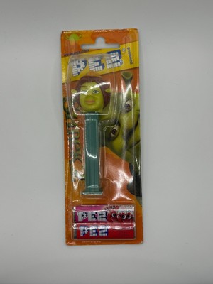 Pez European Shrek 2 Princess Fiona Green Stem (2007) Mint on Orange Card
