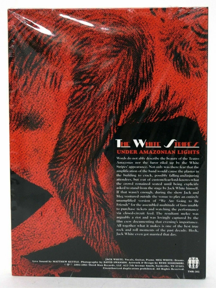 NEW SEALED The White Stripes Under Amazonian Lights Live DVD Concert Vault 23 - Imagem 2 de 4