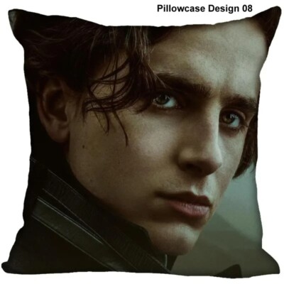 Timothée Chalamet Custom Cushion Cover Pillowcase – Square 40x40 Cm, Multicolor, Cotton-Polyester Blend, Zip Closure-1064637