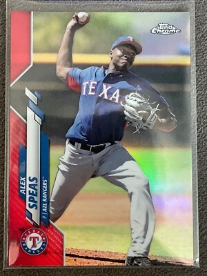2020 Topps Pro Debut ALEX SPEAS Red Border Parallel 06/10 Rangers #PD-43