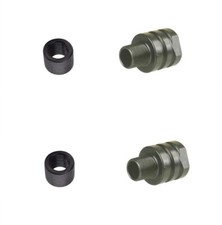 2PC 5/8x24 To 1/2x28 Thread Convert Adapter With 1/2x28 Thread Protector
