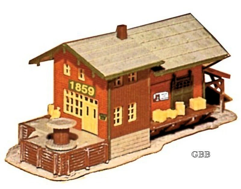 N Scale FREIGHT STATION BUILDING Kit Model Power New in Sealed Box 1576 - Image 2 of 2