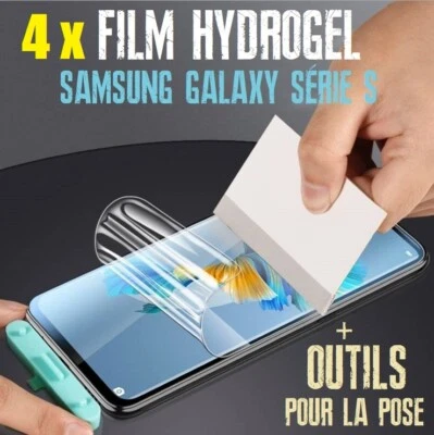 Film Hydrogel Protège-Écran Pour Samsung Galaxy S23 S22 S21 S20 FE S10 S9 Ultra+ - Photo 1/4