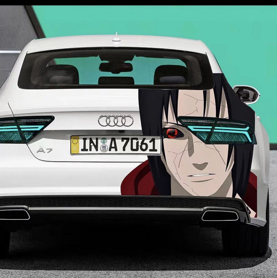 NARUTO PEGATINA COCHE VINILO GRÁFICOS COCHE PEGATINAS COCHE TRASERO COCHE SE ADAPTA A CUALQUIER COCHE Foto 3 de 4