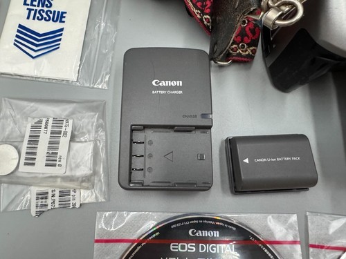 Canon EOS Digital Rebel XT Camera, Sigma 135mm Lens, Bag, Charger, Accessories - Picture 10 of 17