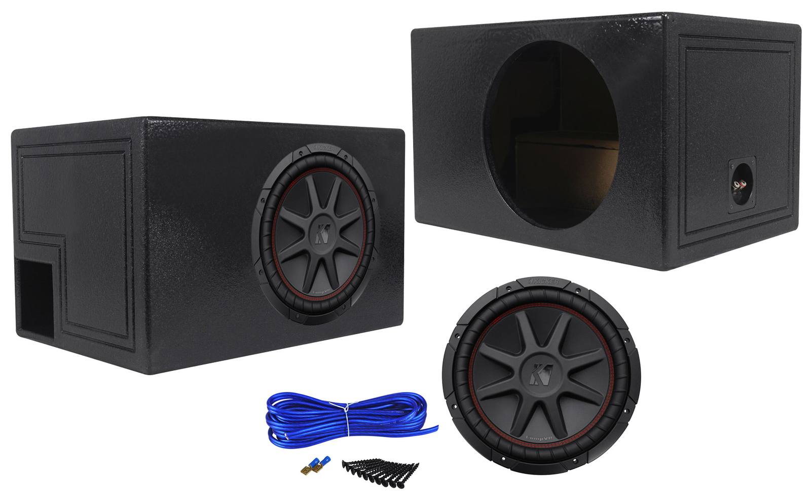 Сабвуфер Kicker 43CVR124 COMPVR 12 мощностью 800 Вт Вентилируемый корпус CVR12-4 36090₽