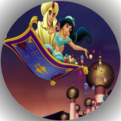 Tortenaufleger Geburtstag Party Tortenbild Fondant - Oblate Aladdin  P9