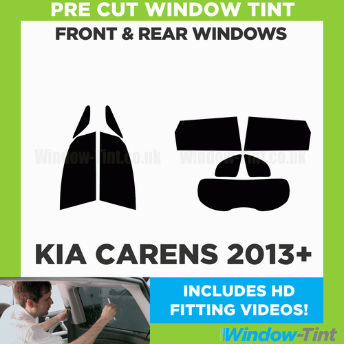 For Kia Carens 2013+ Full Pre Cut Window Tint Kit Front & Rear Car Tinting Film - Picture 2 of 10