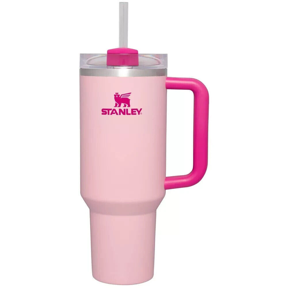 Stanley 40oz Flamingo Pink Tumbler Stainless Steel H2.0 FlowState