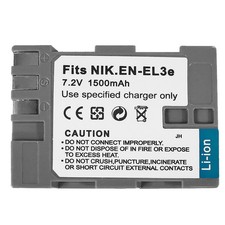 6x Camera Battery for Nikon EN-EL3e ENEL3e D80 D90 D100 D200 D300 D300S D700