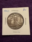 1944 S Liberty Walking Silver Half Dollar in AU condition