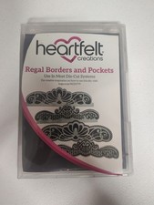 Heartfelt Creations Regal Borders And Pockets Decorative Dies Craft Set