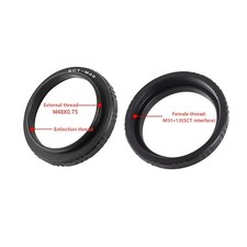 SCT Female to M48 Male Thread Adapter Ring for Schmidt-Cassegrains Telescope
