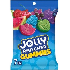 Jolly Rancher Gummies Assorted Fruit Flavored Candy Bag 7 Oz