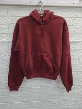 New Skims Cotton Fleece Classic Zip-Up Hoodie Women's US Size XS