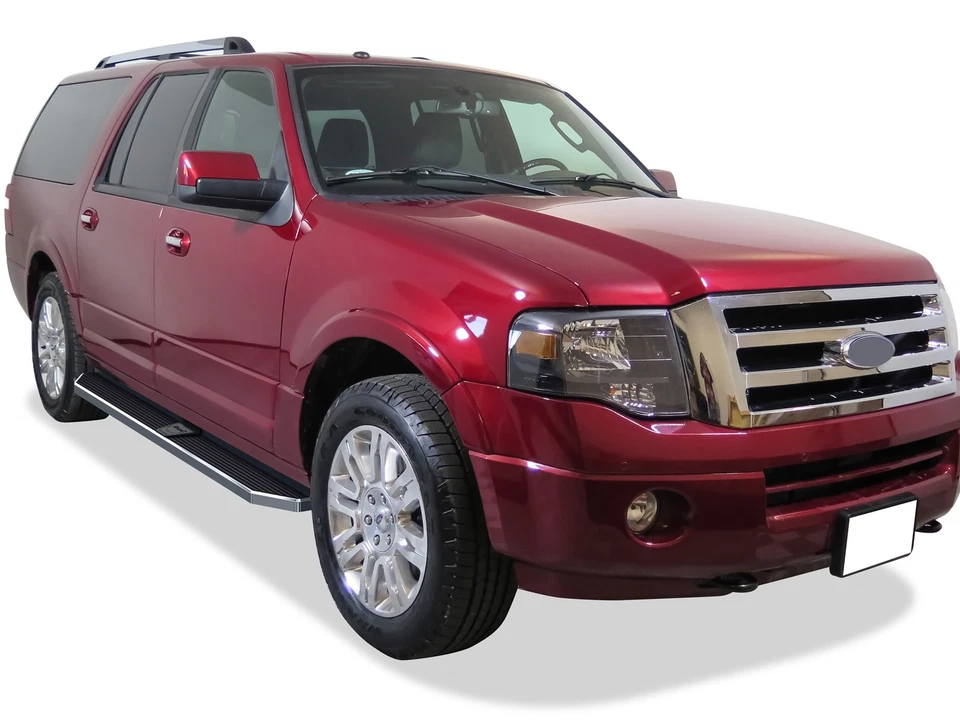 Barra lateral APS pulida de 6" apta para Ford Expedition SUV 97-17 4 puertas Foto 2 de 4