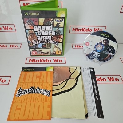 Grand Theft Auto: San Andreas (Xbox) CIB - Includes Map. DISC VERY GOOD