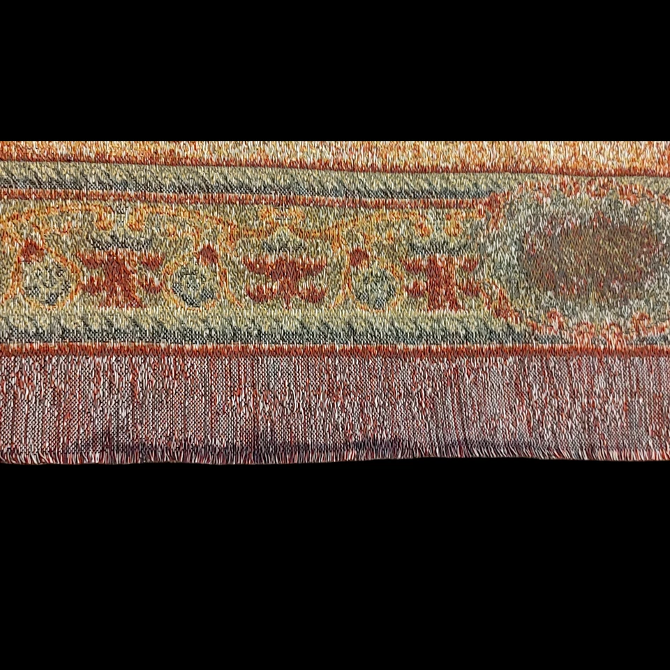 Vintage Bruges Belgium Rosary Quay Tapestry 56" x 40" - Image 3 of 4