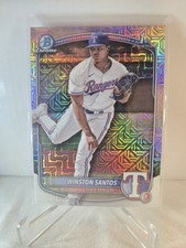 2025 Bowman Mega Mojo - Chrome Prospects Winston Santos #BCP-121 (RC) 1st - 5a