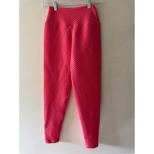 Booty by Brabants Pink Curvy Plus Croco Leggings