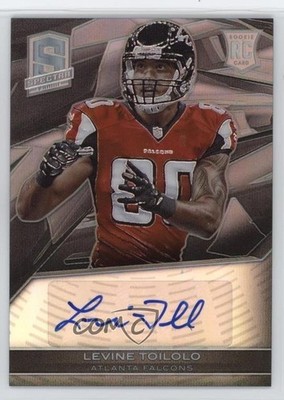2013 Panini Spectra Rookie Auto /299 Levine Toilolo #162 Rookie Auto RC 0g2y