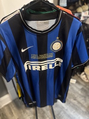 2010 Inter Milan Nike Home Jersey Champions League Final Diego Milito #22 Size L