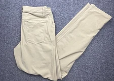 Lululemon ABC Pant Classic Mens Sz 30x34 Tofino Sand Warpstreme Commuter
