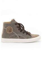 Spieth & Wensky Herren Trachten Sneaker Luis hellbraun Wildbock Canvas 40-48