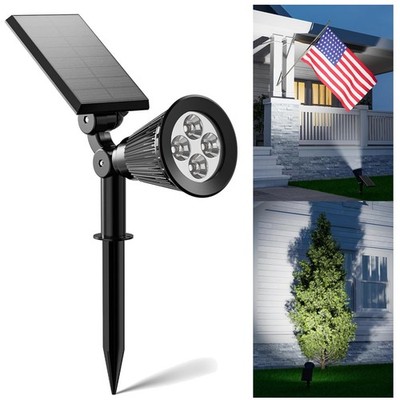 Bright Solar Landscape Spotlights - Adjustable Outdoor Lights for Yard & Garden