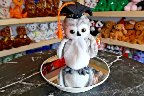 TY Beanie Baby - Wiser the Owl (1999) | MWMT | Vintage | Rare